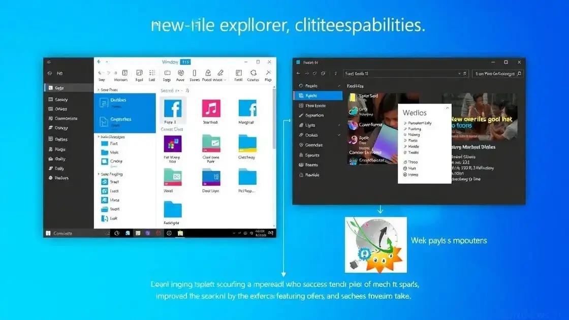 Navigating new file explorer capabilities