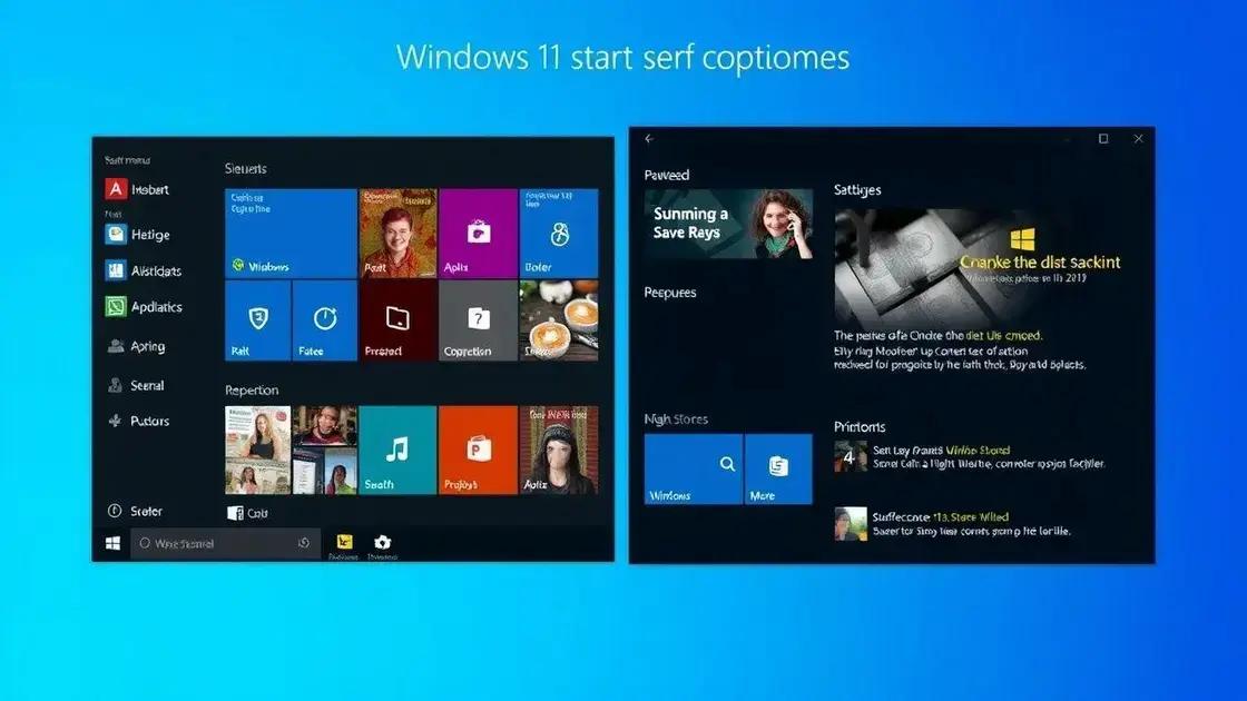 Understanding the new start menu design